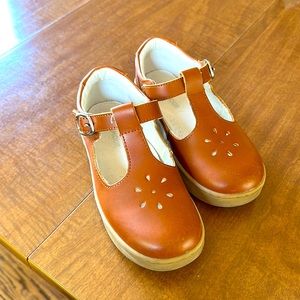 Brown Leather Mary Jane Shoes